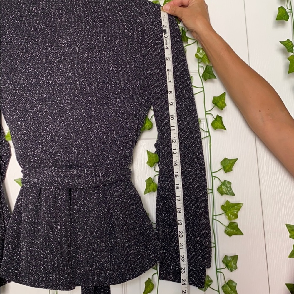 NWT BCBGeneration Black Sparkly Blazer - Picture 5 of 13